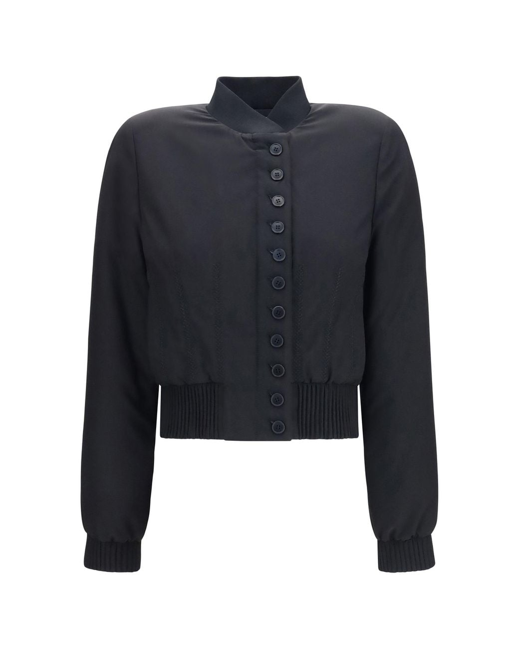 McQueen Blue Bomber Jacket