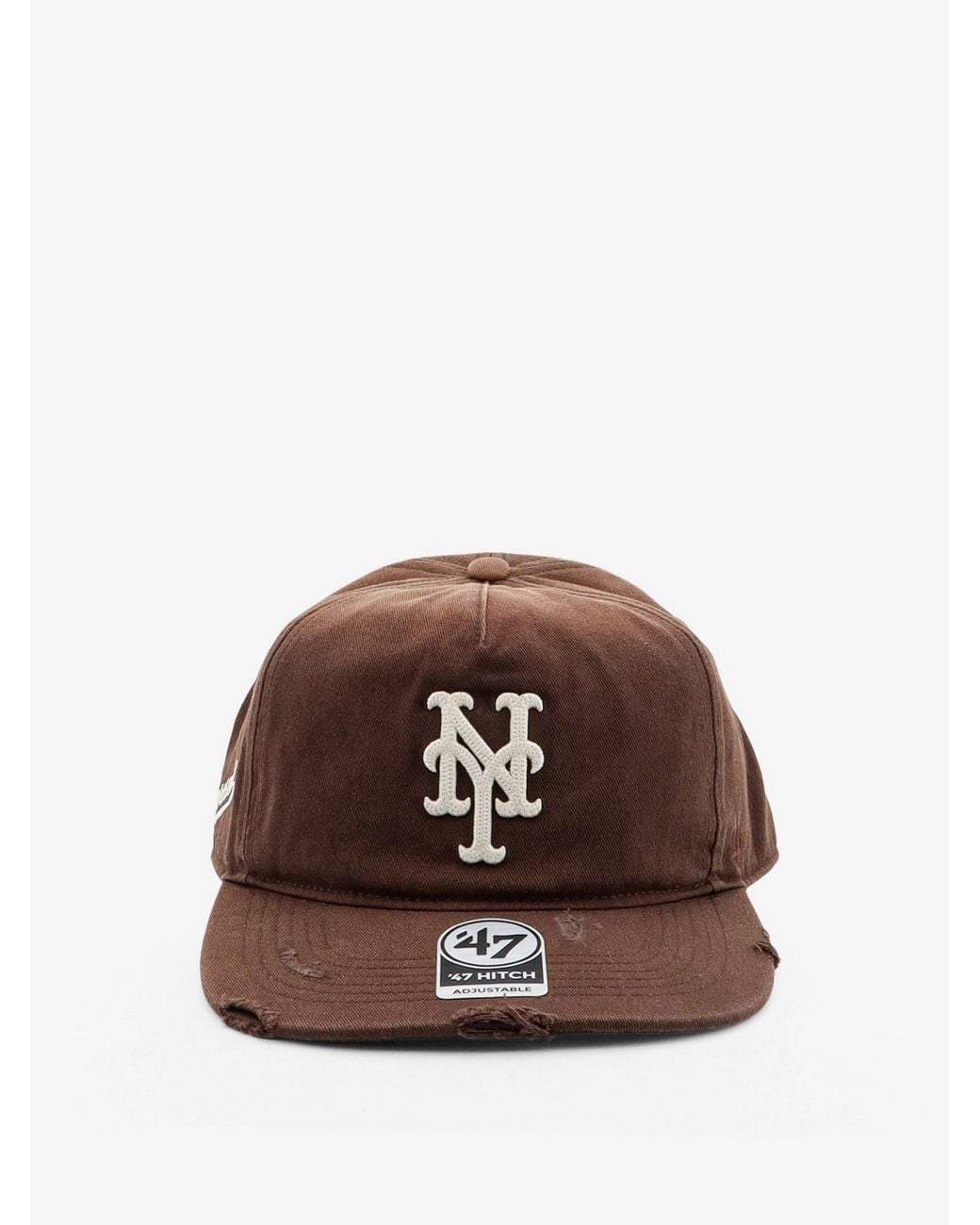 Represent Brown Cotton Cap With Embroidered Logo On The Front for men
