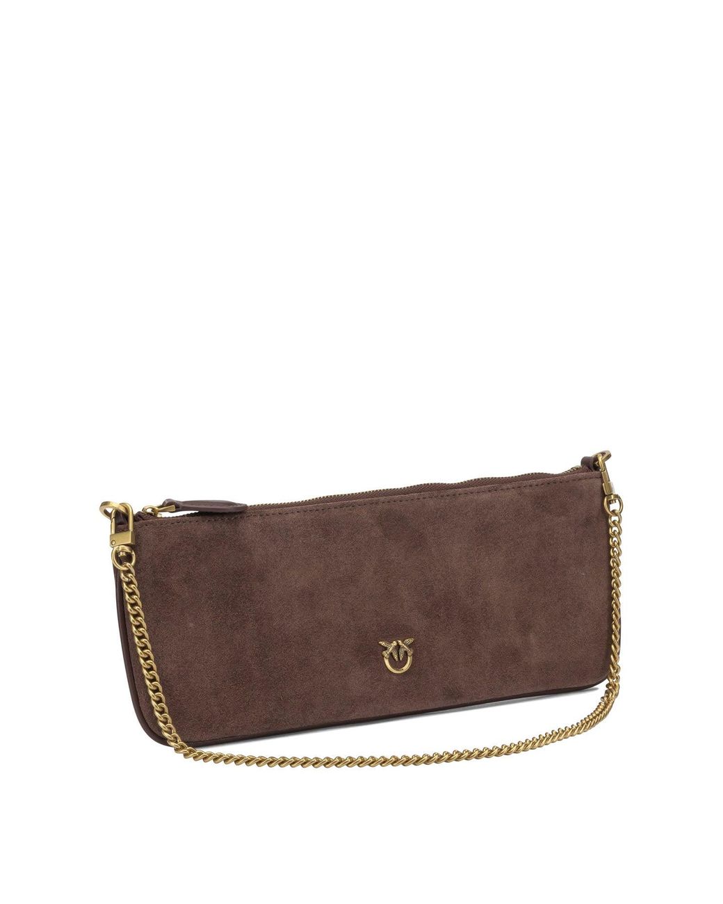 Pinko Brown Clutch Bag