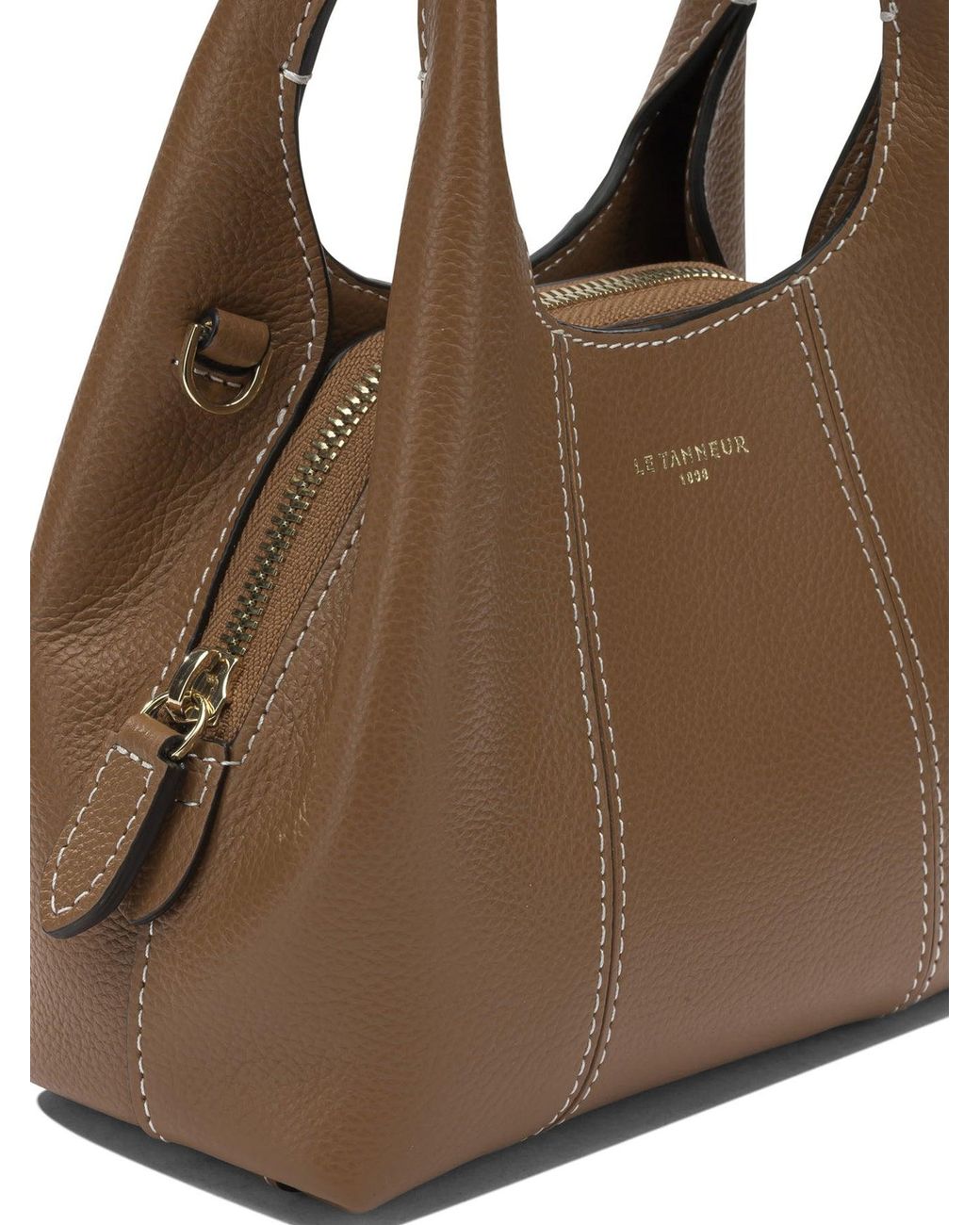 Le Tanneur Brown Leather Handbag