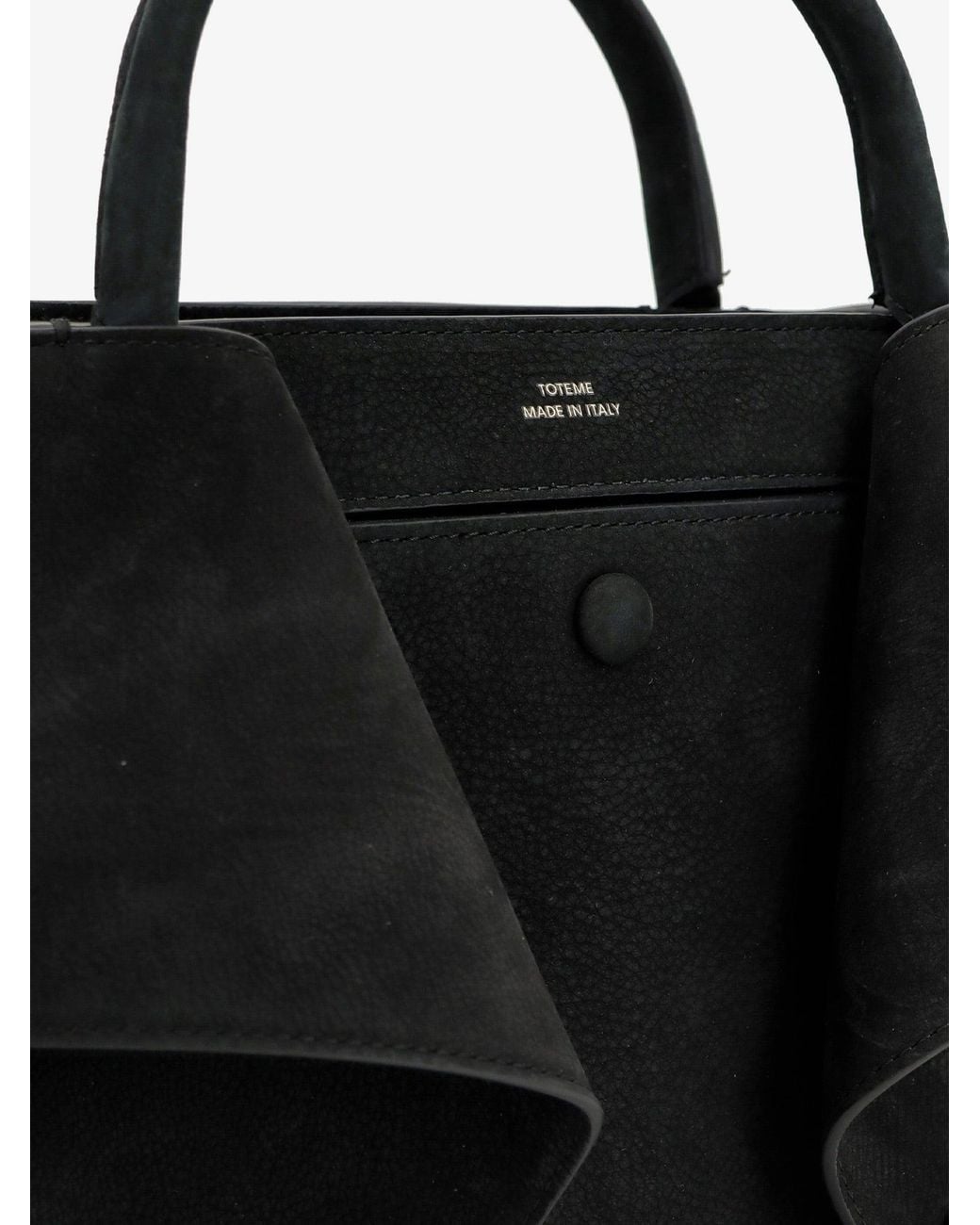 Totême Black Mercer Small Leather Handbag