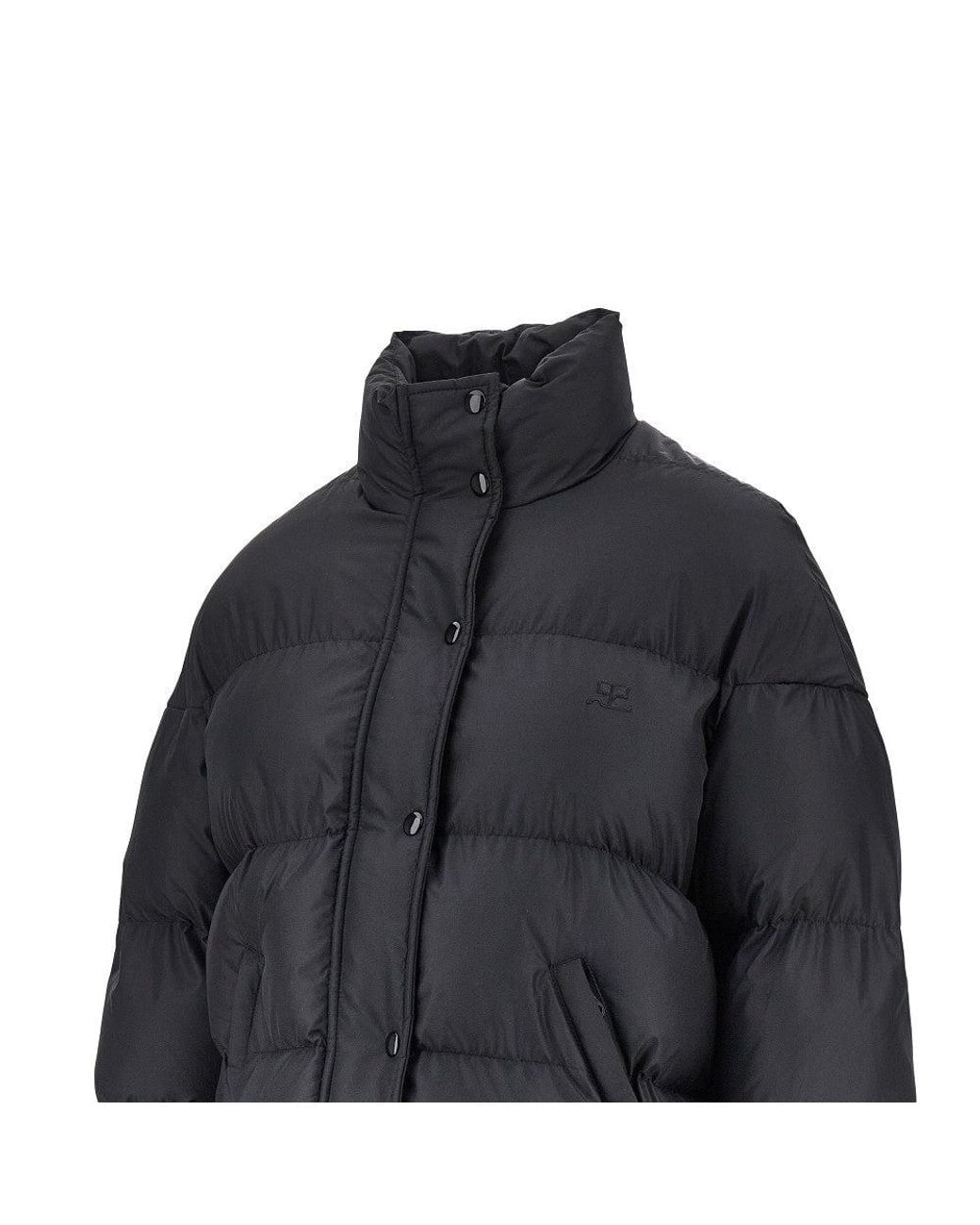 Courreges Black Short Down Jacket