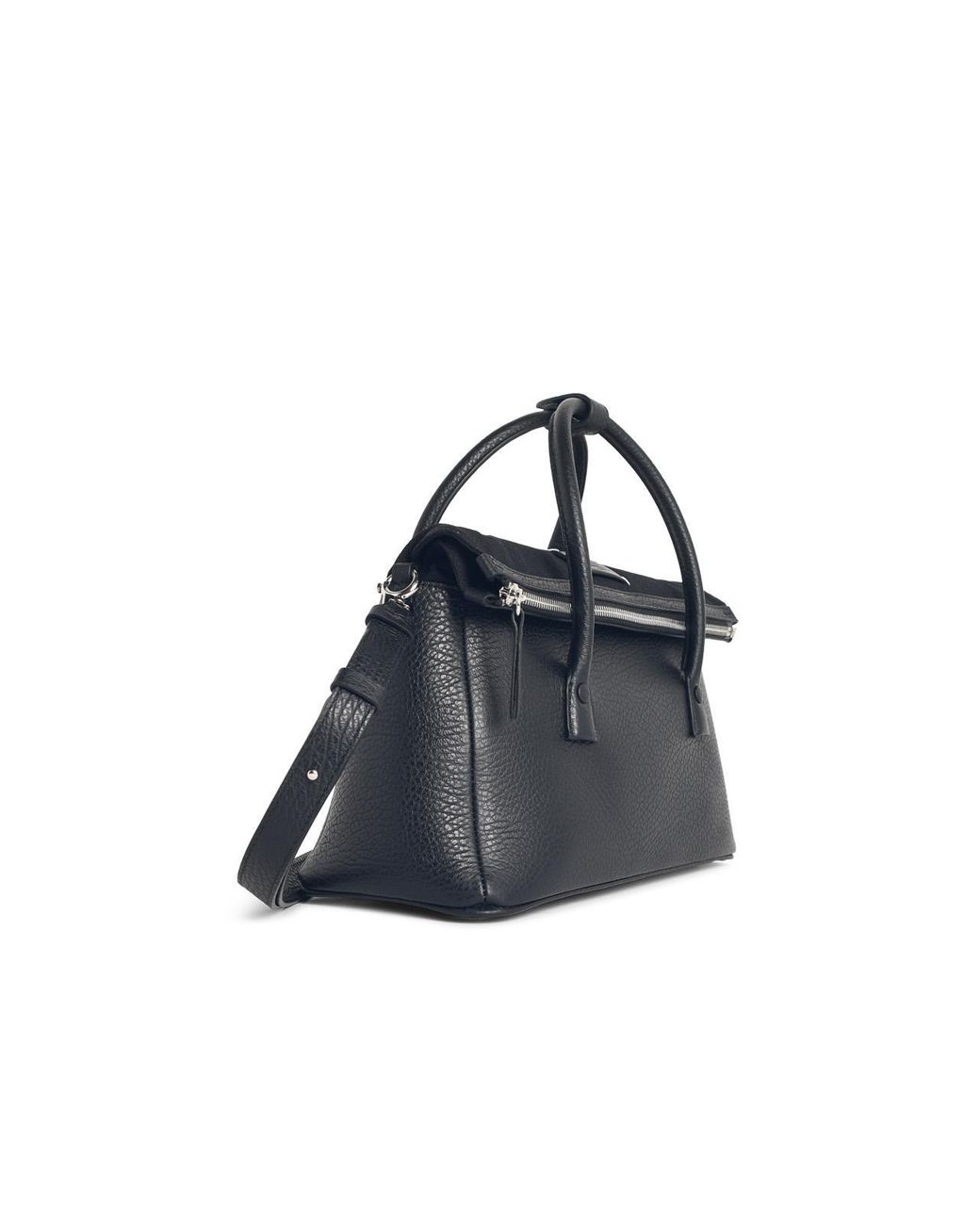 Maison Margiela Blue '5Ac East West' Leather Bag