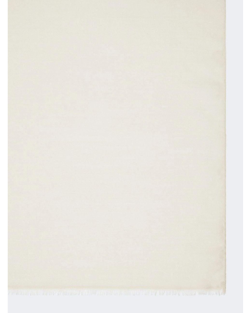 Max Mara White Scarf