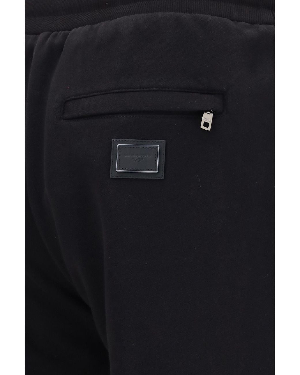 Dolce & Gabbana Blue Cotton Sweatpants