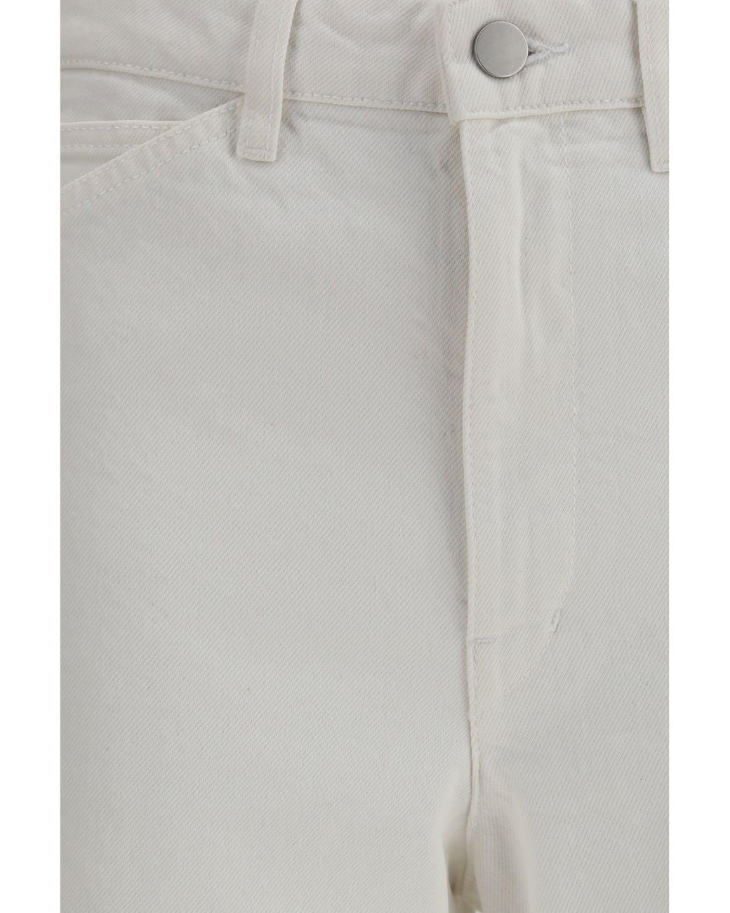 Lemaire Gray Cotton Five-Pocket Pants