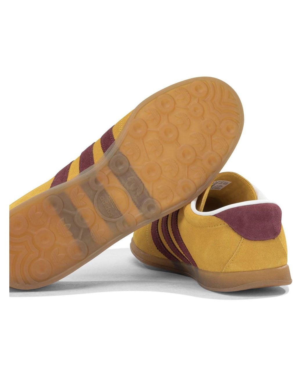 Adidas Originals Brown Gazelle Lo Pro Leather Rubber Sneakers