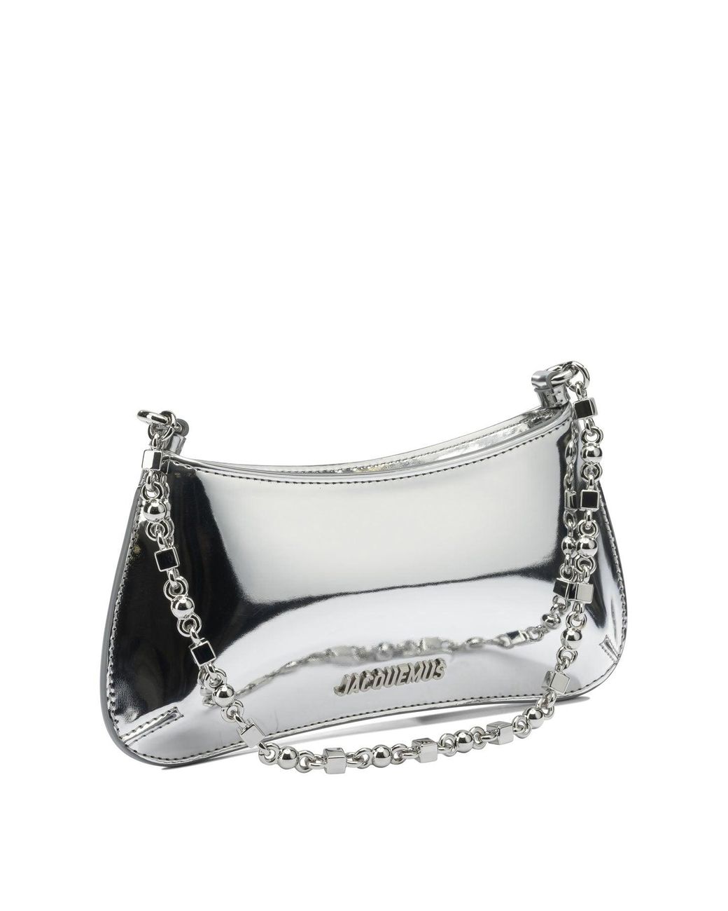 Jacquemus Gray "le Petit Bisou Chaine" Small Shoulder Bag