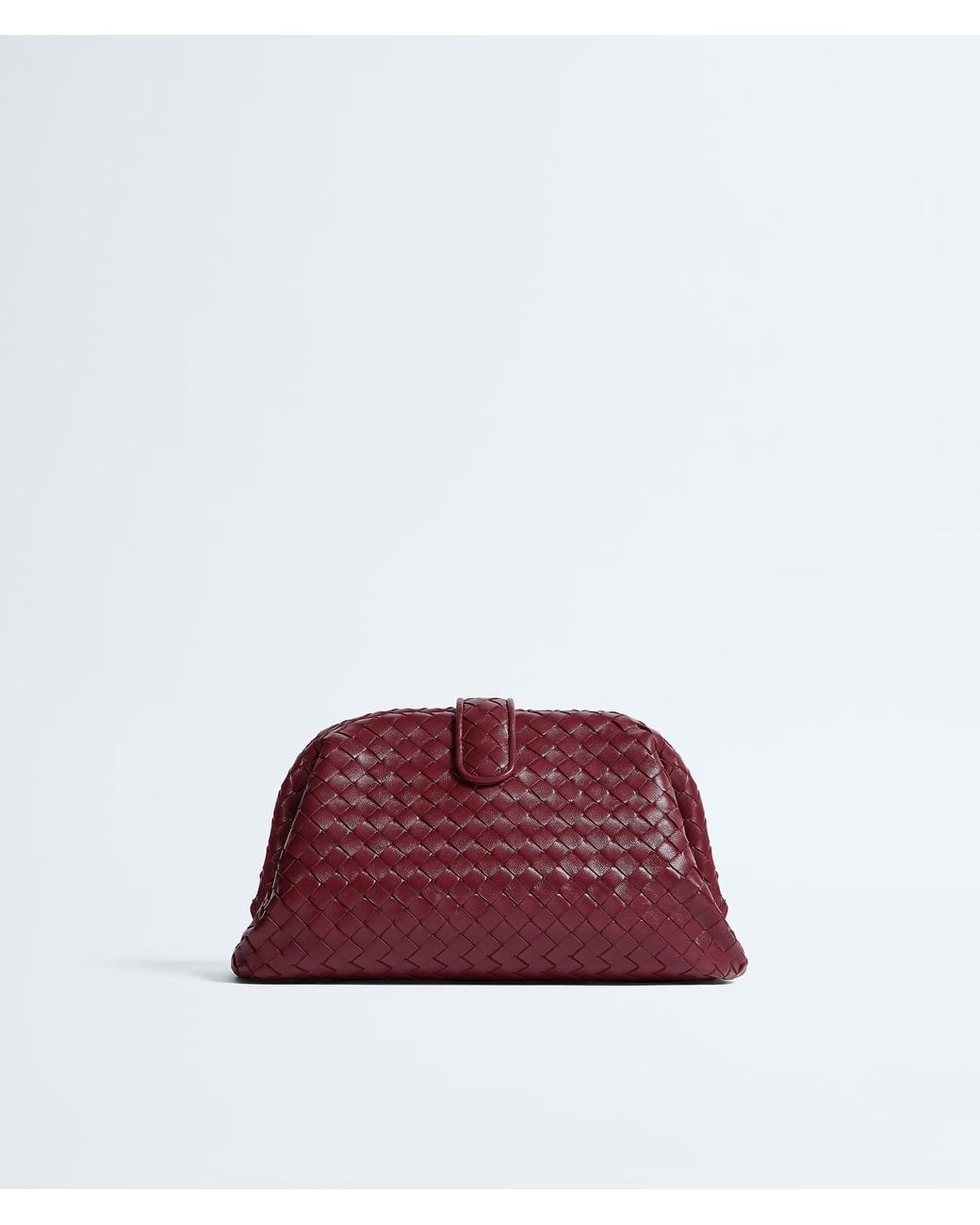 Bottega Veneta Red Lauren 1980 Small Clutch