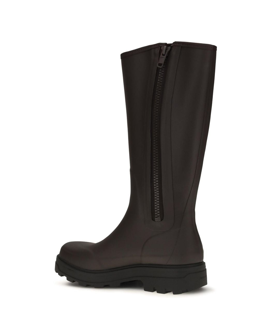 Tretorn Black Halla Rubber High Boots Chocolate