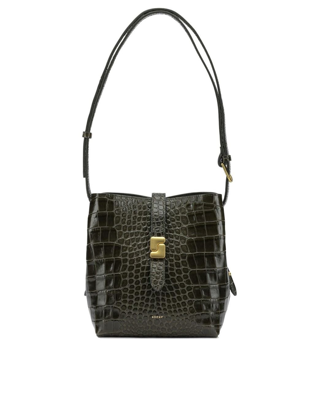 Soeur Black "Bello" Small Shoulder Bag
