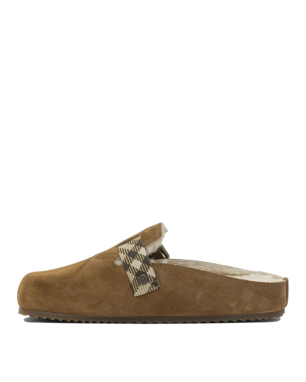 Burberry Brown "Urchin" Clogs
