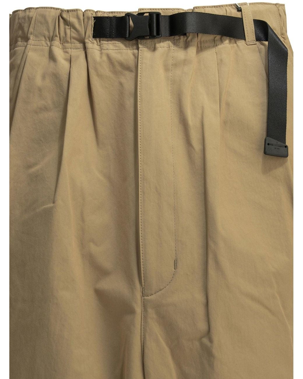 Comme des Garçons Natural Casual Pants With Buckle