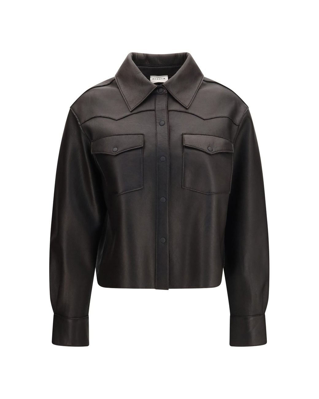 P.A.R.O.S.H. Black P.A.R.O..H. Leather Jacket