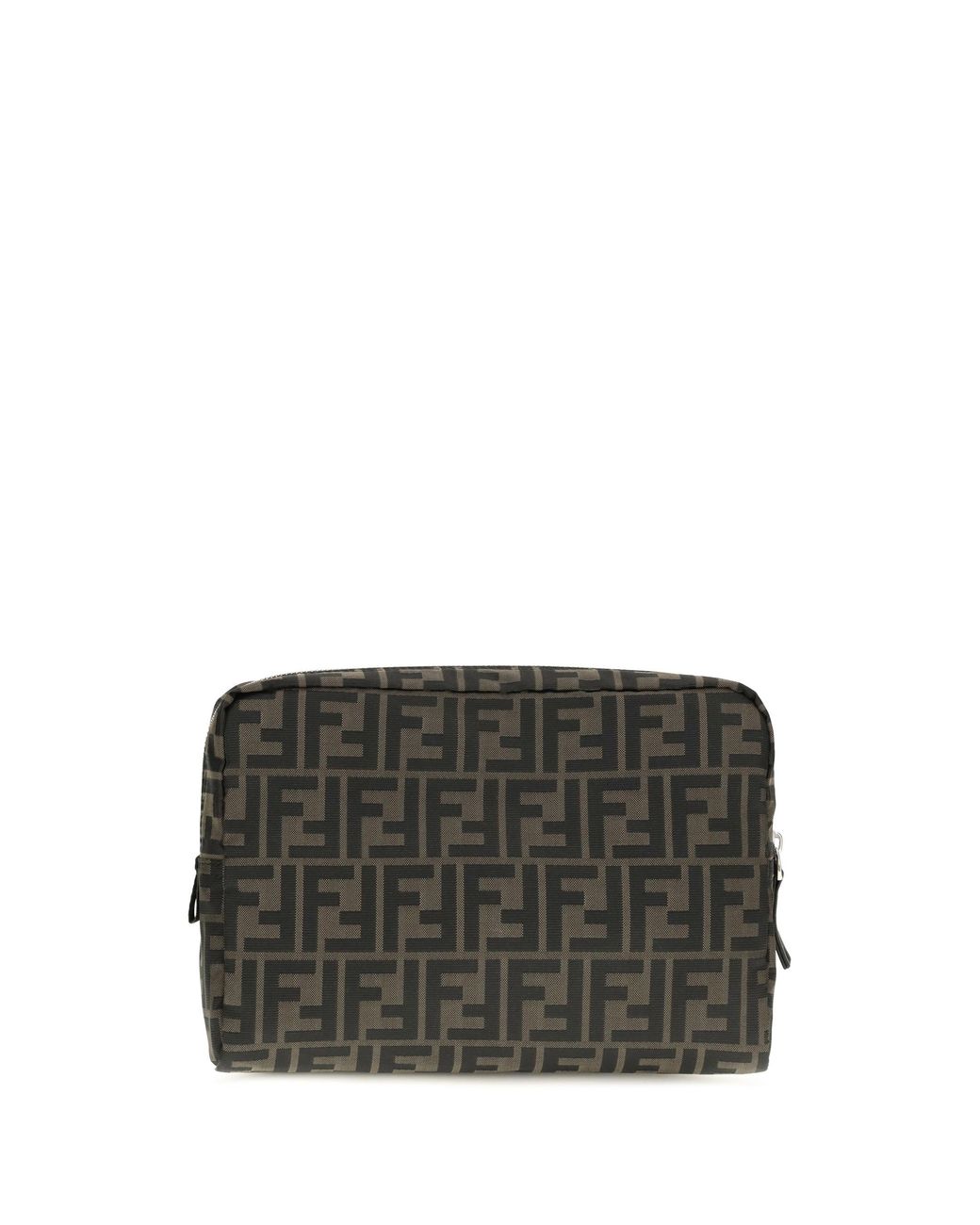 Fendi Gray Medium Superlight Ff Zucca Fabric Beauty Case for men