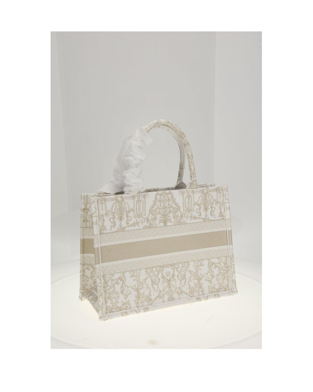 Dior Gray Dior Medium Tote Bag