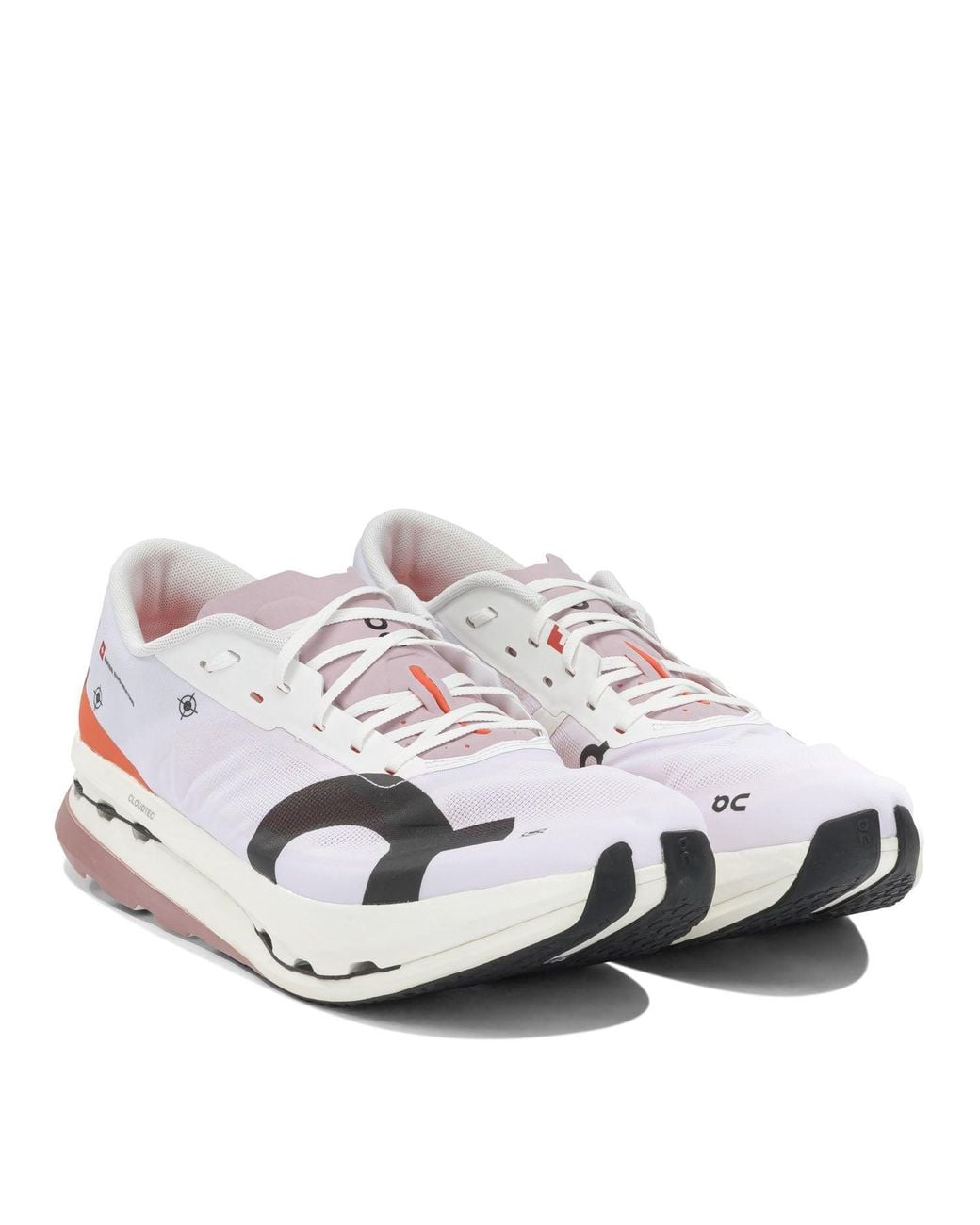 On Shoes White "Coudboom Echo 3" Low-Top Sneakers