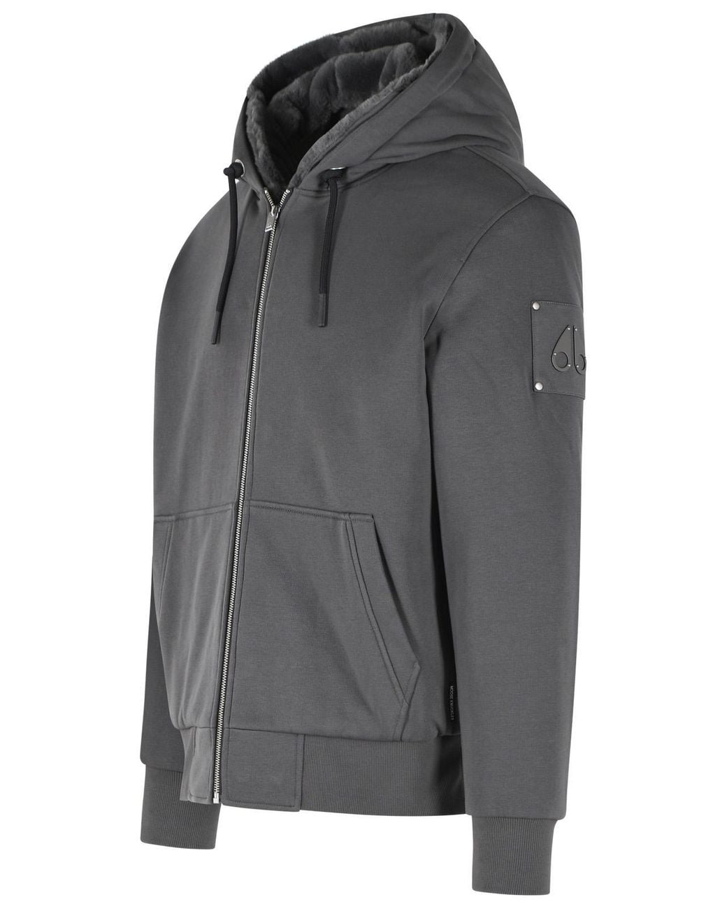 Moose Knuckles Gray 'Bunny' Sweatshirt for men