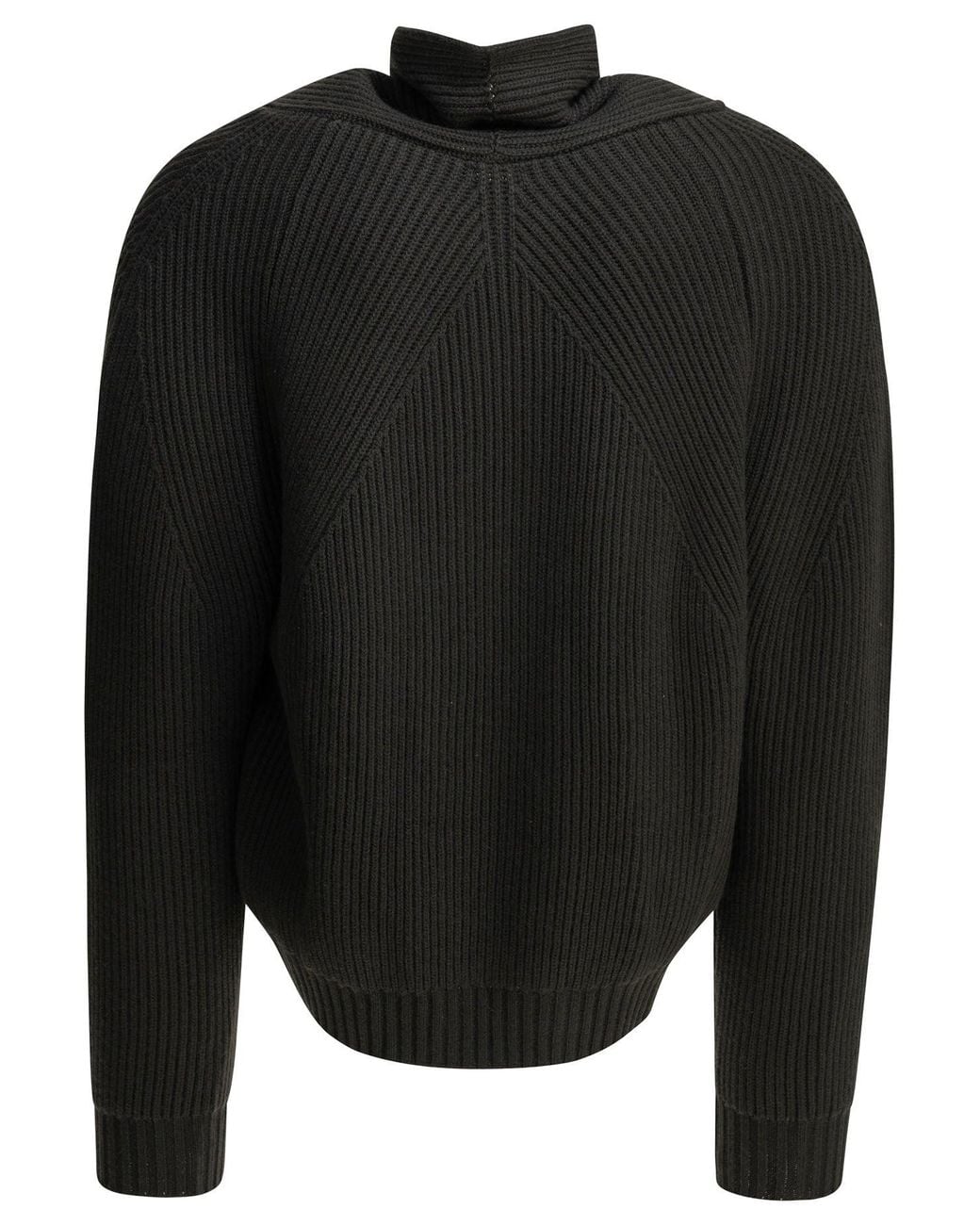 Tom Ford Black Double-Breasted Cashmere Cardigan