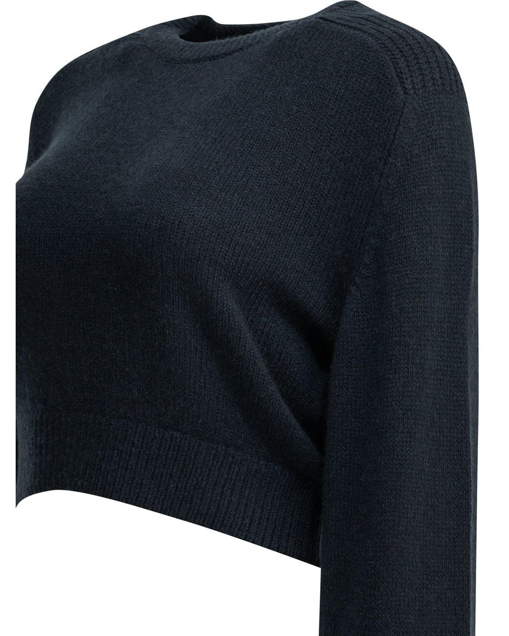 Khaite Blue Masie Crew-Neck Sweater