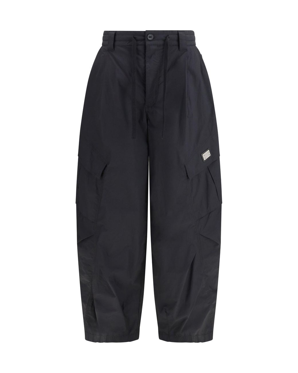 Dolce & Gabbana Blue Cotton Gabardine Pants for men