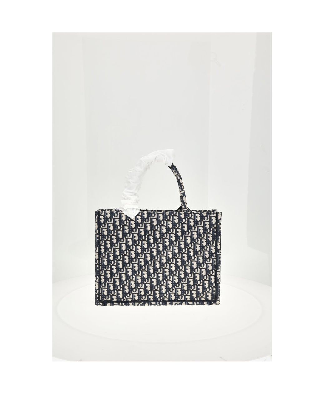 Dior White Shoulder Bag Bleu/Multi