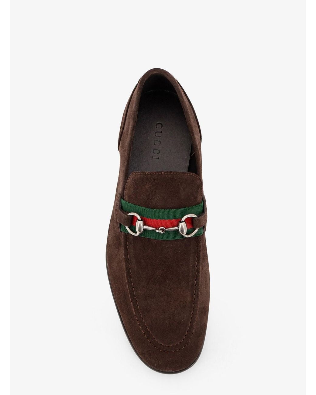 Gucci White Como Suede Loafers for men