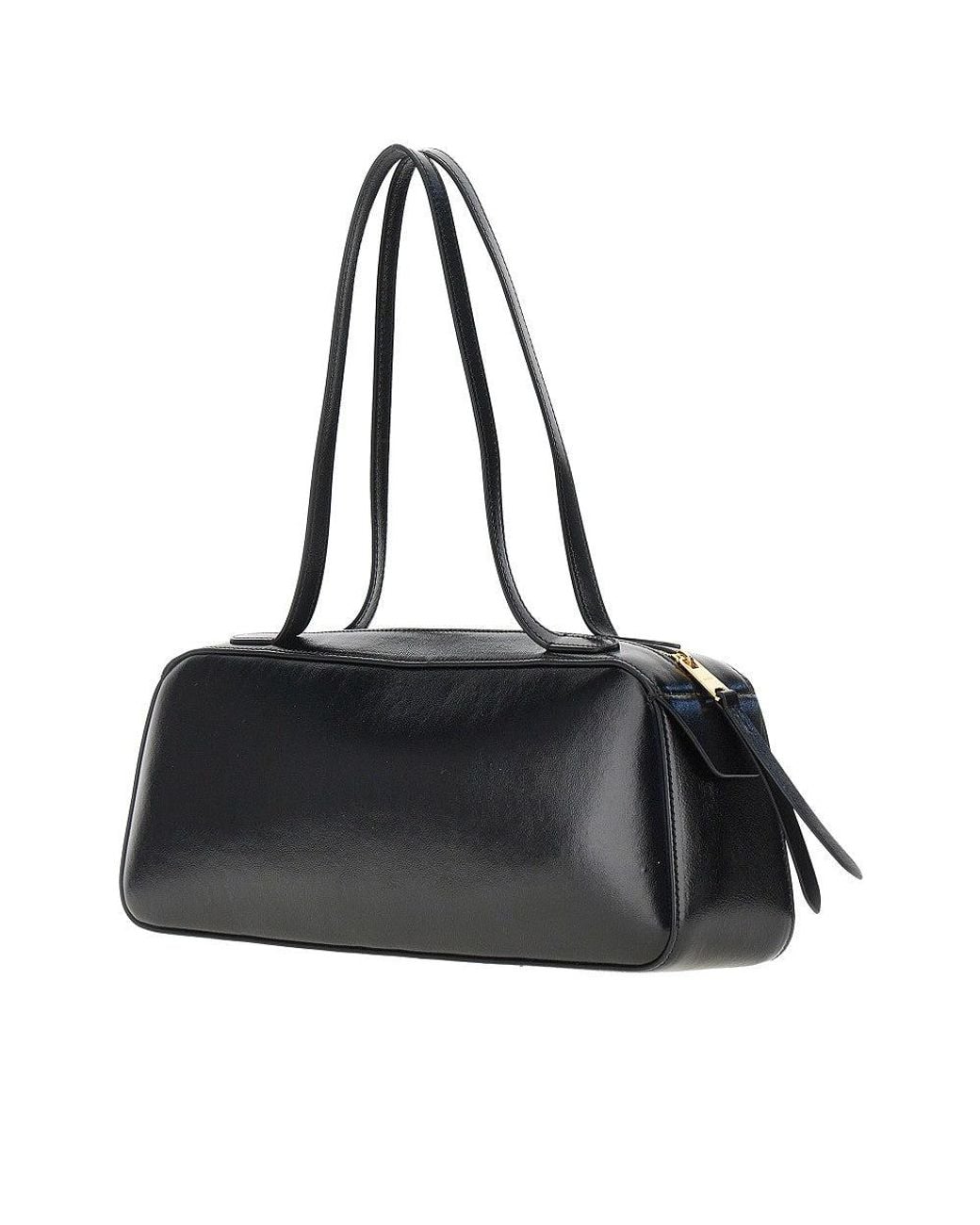 Khaite Black Simona Patent Leather Bag