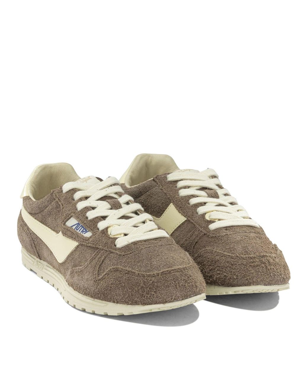 Autry Gray "Windspin" Low-Top Sneakers