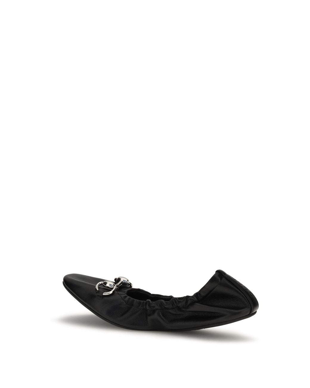 Gucci White Ballerina Flats Prima Ballerinas
