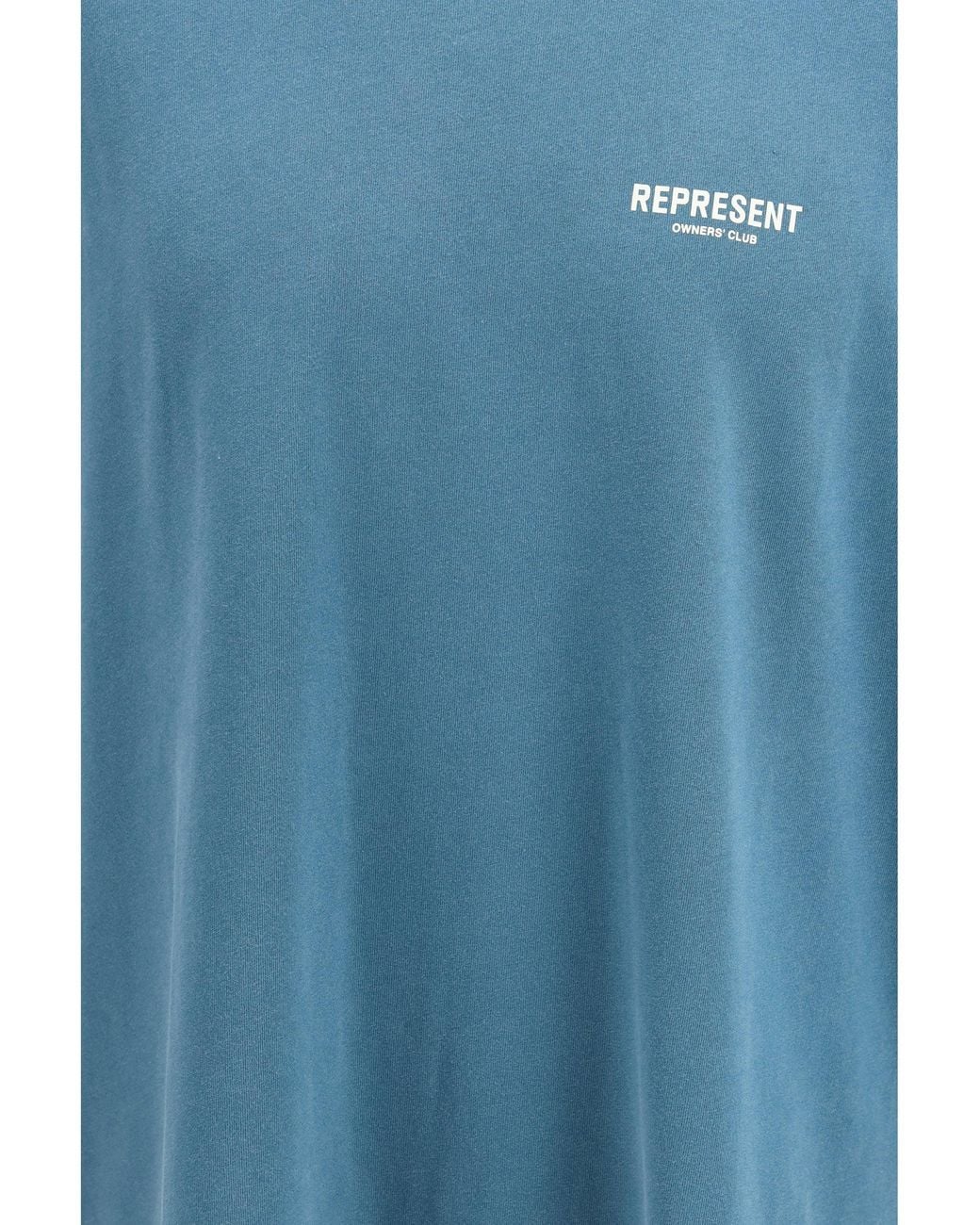Represent Blue Cotton T-Shirt Tide for men