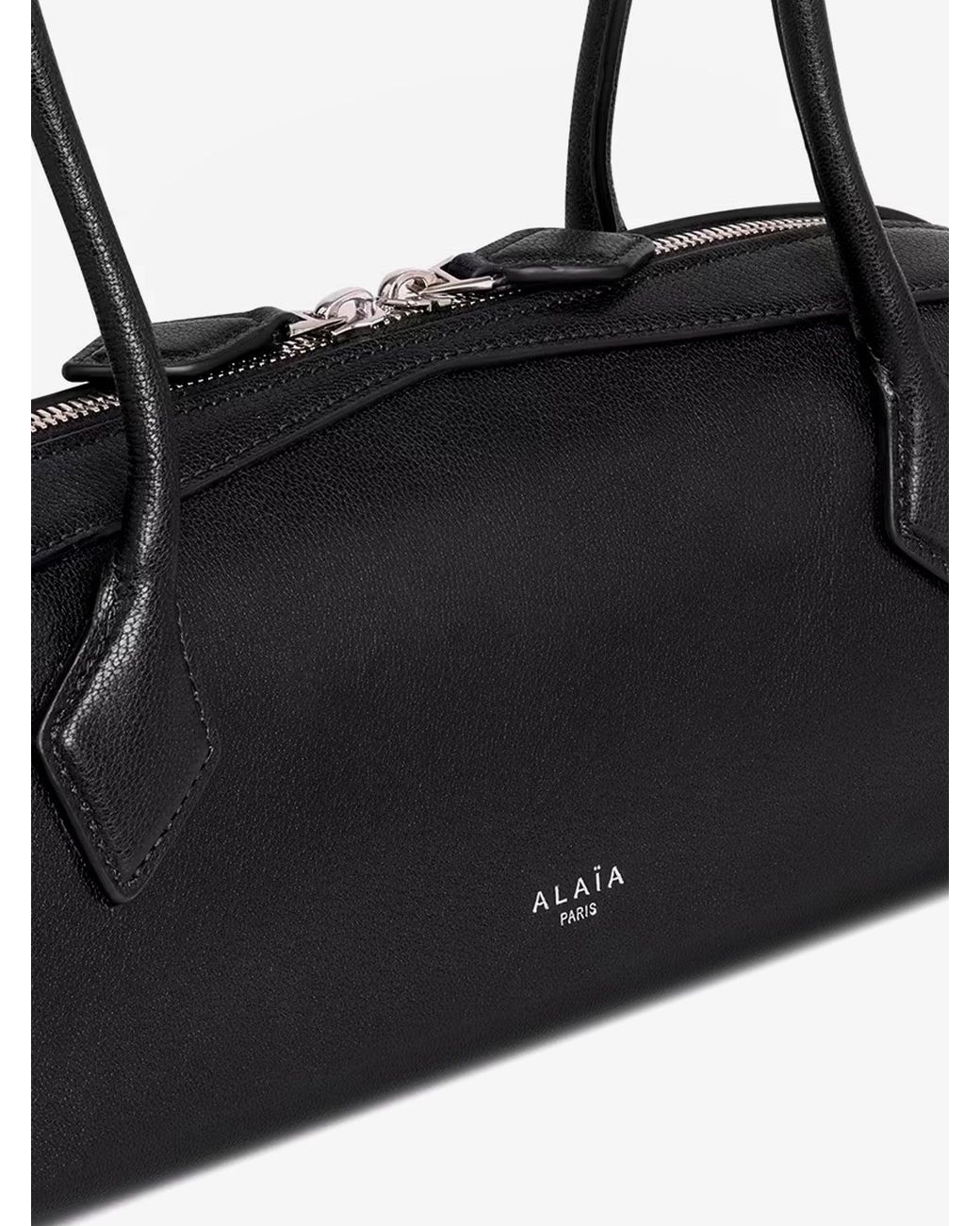 Alaïa Black Le Teckel Leather Shoulder Bag