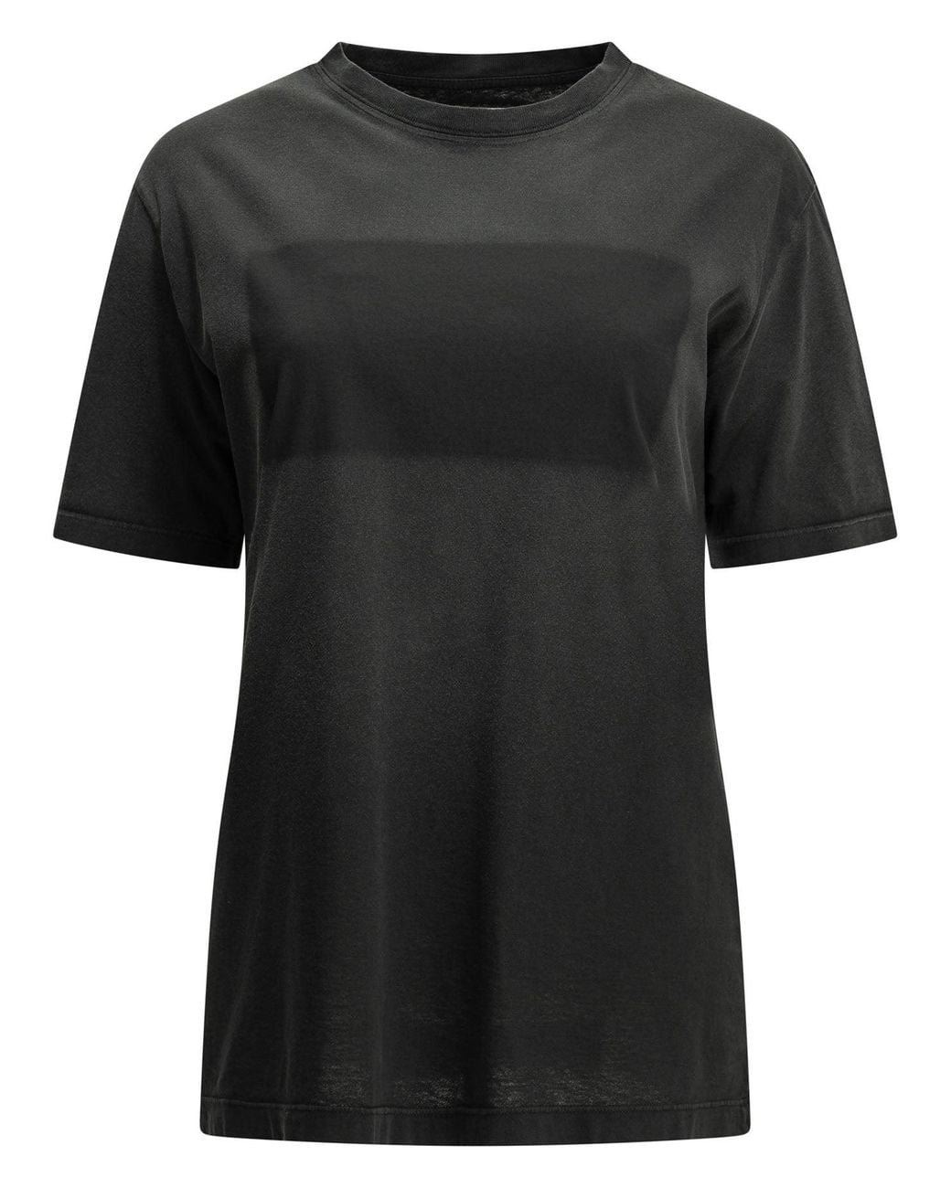Maison Margiela Black Cotton Crew-Neck T-Shirt