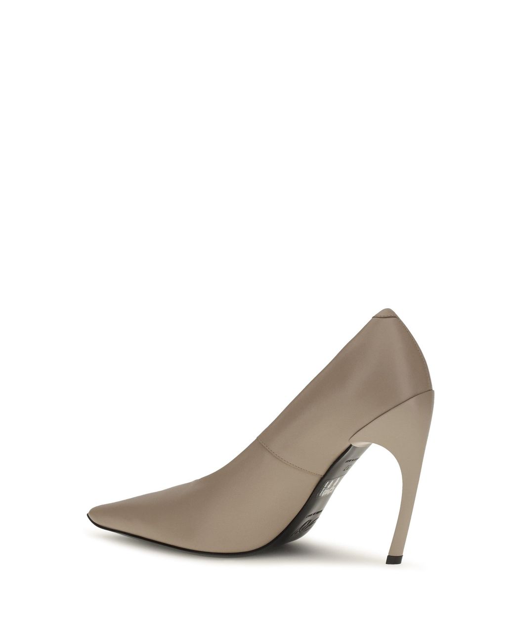 Roger Vivier White Choc Leather Pumps