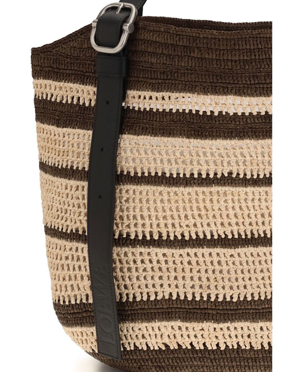 Loewe White Loop Basket Bag for men