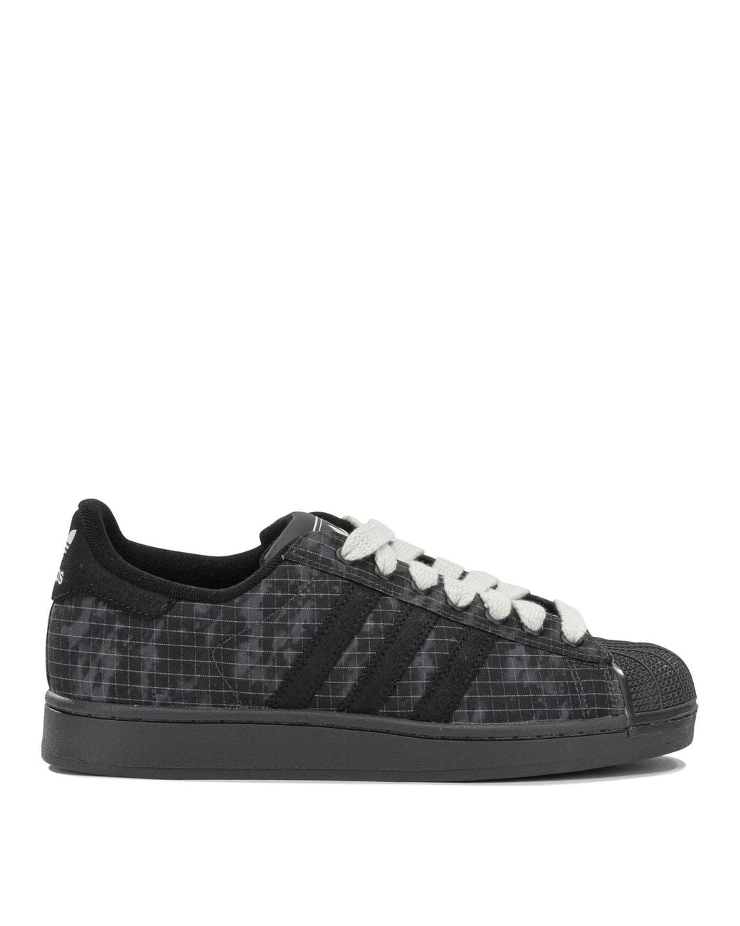 Adidas Originals Black "Superstar Ii" Low-Top Sneakers