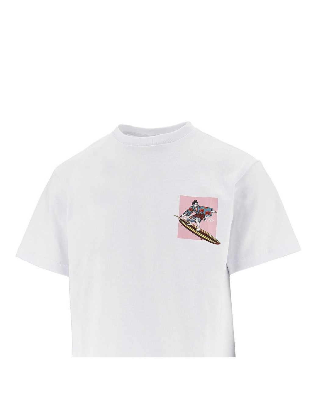 Mauna Kea White 'Samurai' T-Shirt for men