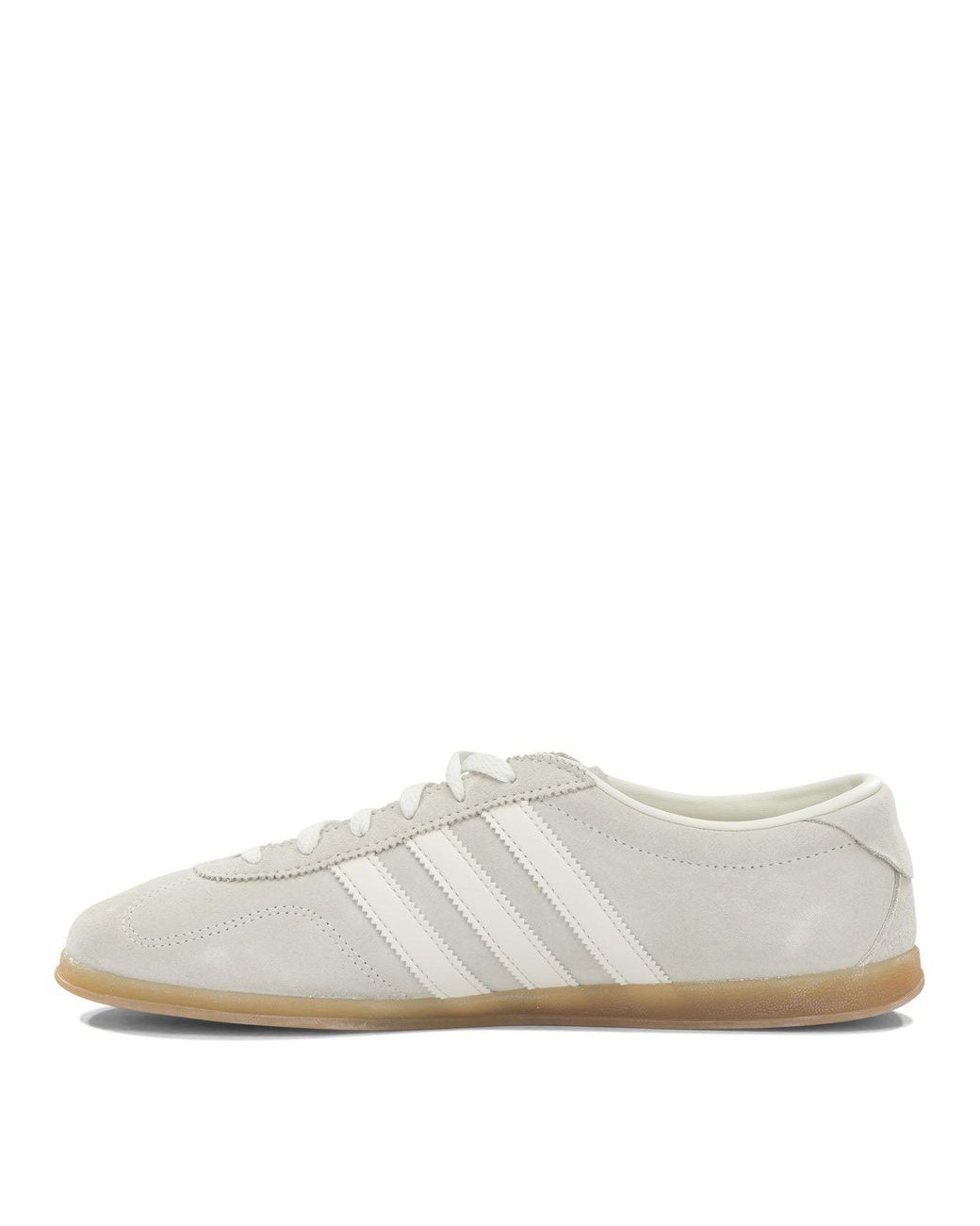 Adidas Originals White Gazelle Lo Pro Leather Synthetic Leather Rubber Sneakers