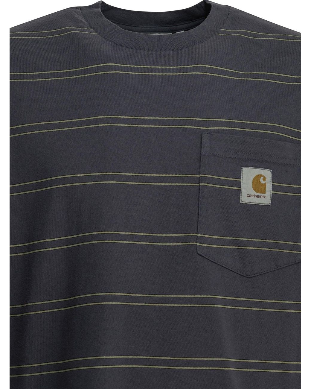 Carhartt Black "Bert Pocket" Crewneck T-Shirt for men