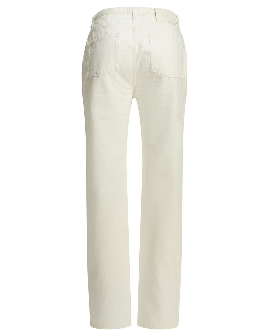 Loulou de Saison White Organic Cotton Jeans