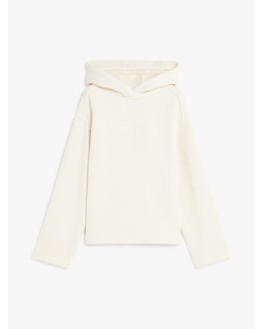 Max Mara Pure White "Gary" Hoodie