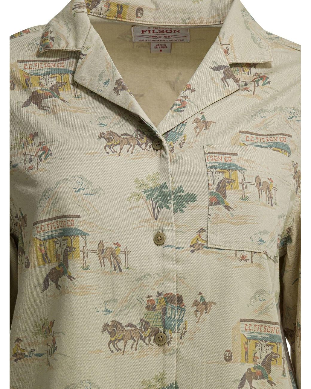 Filson Green "Twill Camp" Casual Shirt