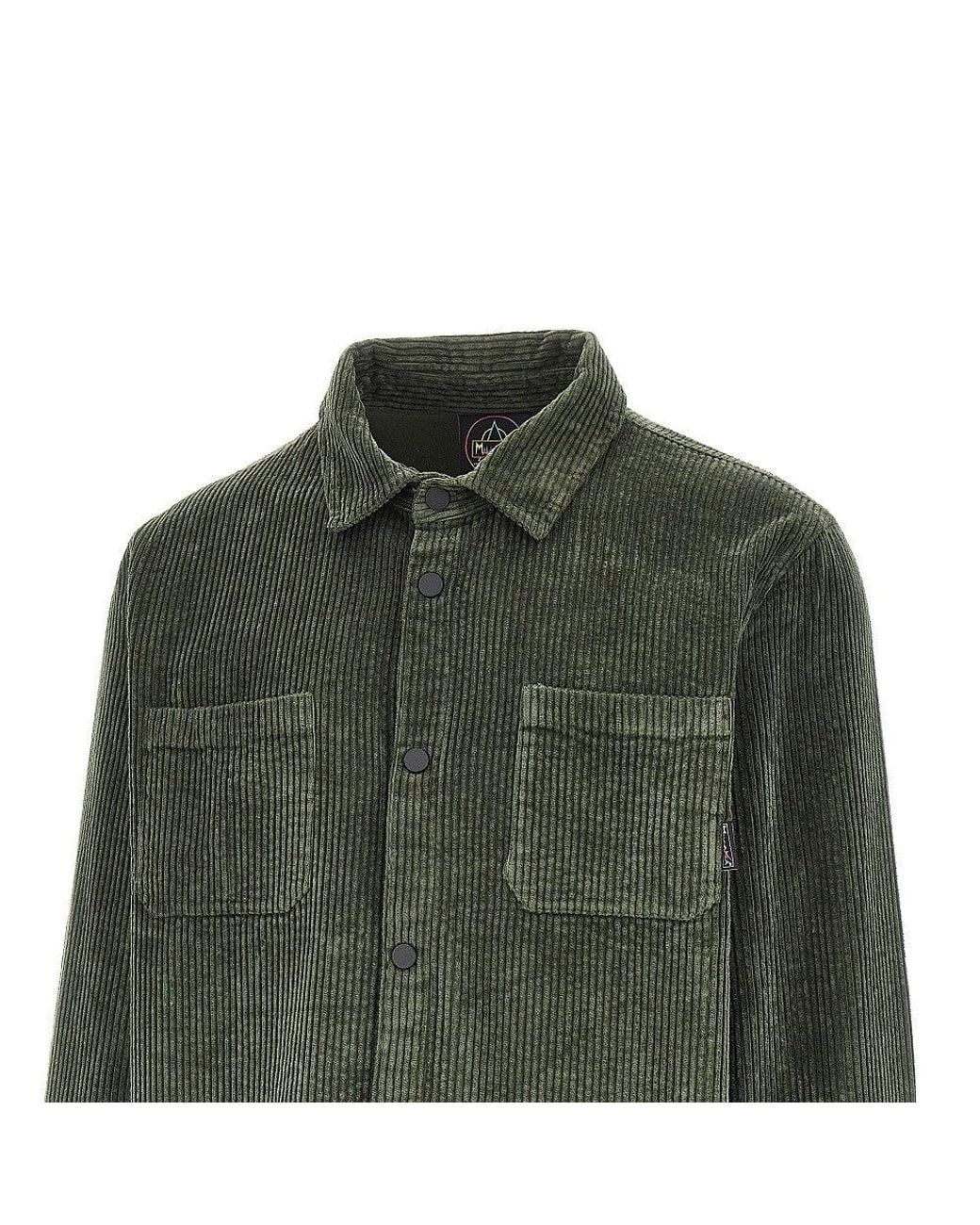 Mauna Kea Green Corduroy Shirt for men