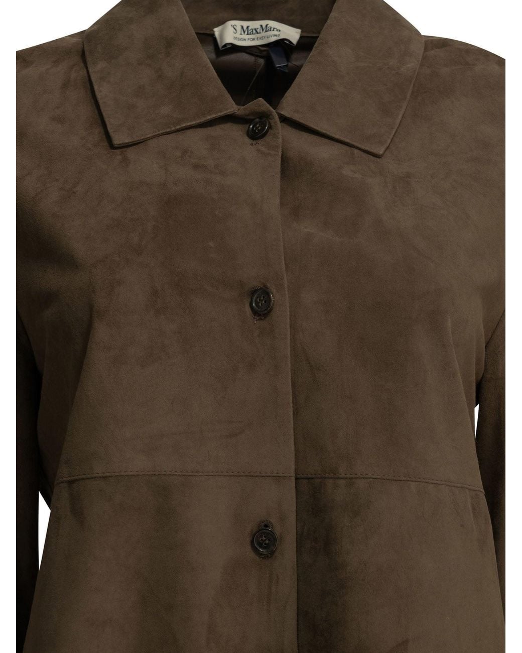 Max Mara Green Suede Jacket