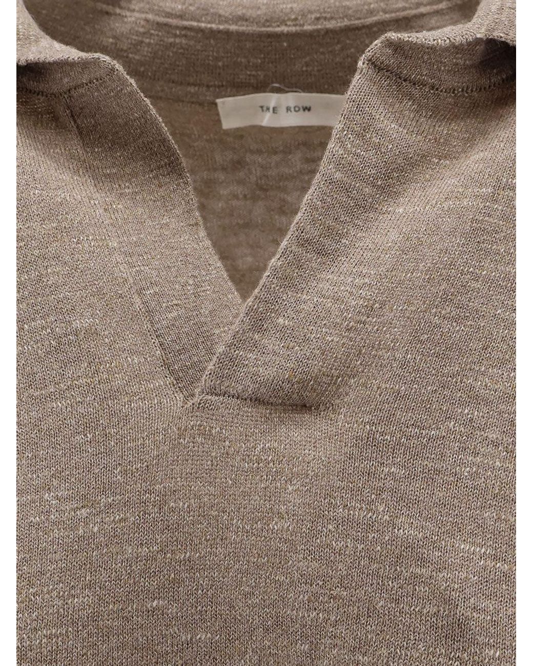 The Row Brown Niosa Polo Shirt
