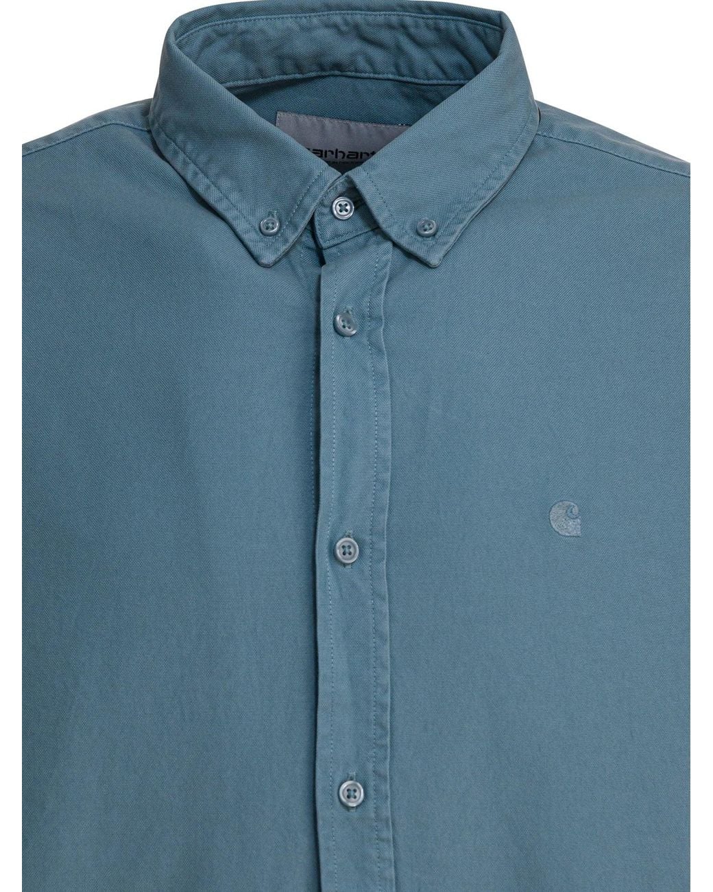Carhartt Blue /S Bolton" Shirt for men
