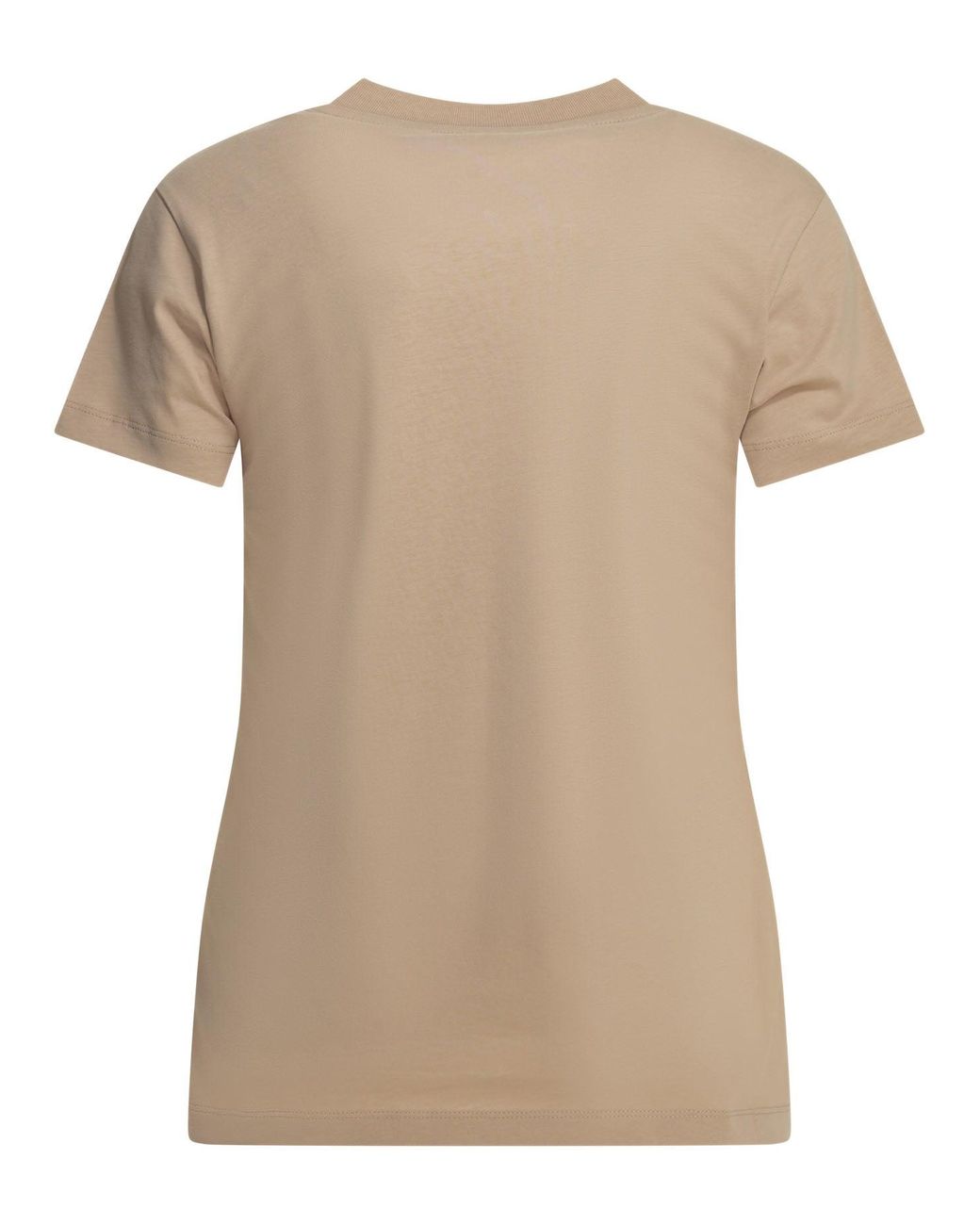 Moncler Natural Crew-Neck T-Shirt