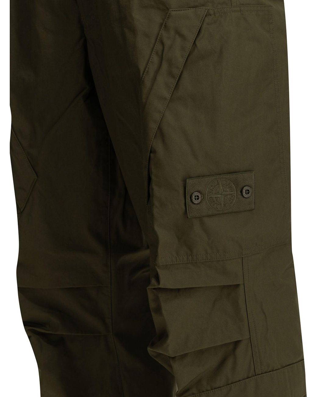 Stone Island Green Cargo Pants for men