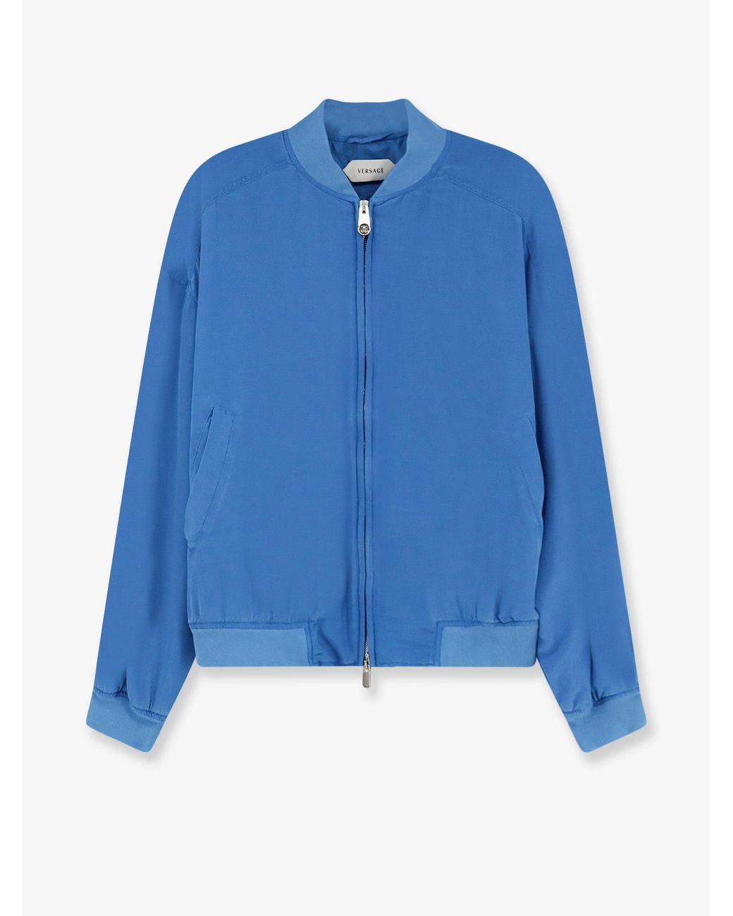 Versace Blue Jackets Seta