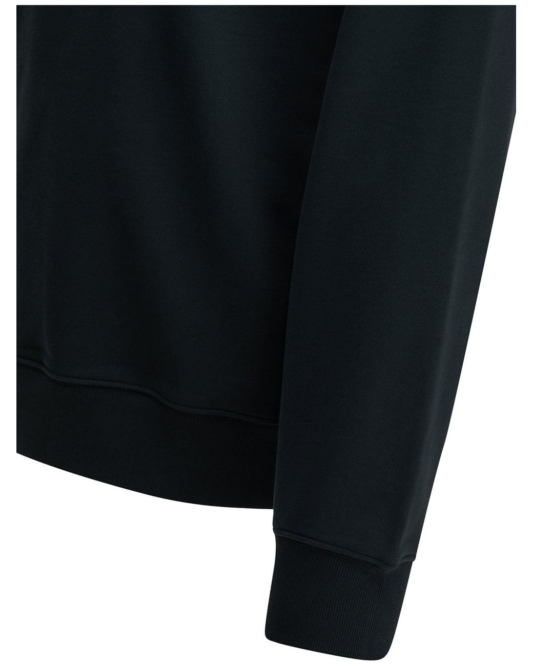Maison Kitsuné Blue Fox Head Crew Neck Sweatshirt for men